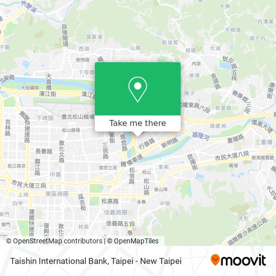 Taishin International Bank map