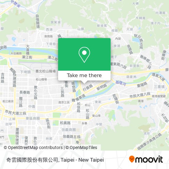 奇雲國際股份有限公司 map