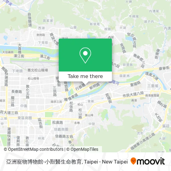 亞洲寵物博物館-小獸醫生命教育地圖