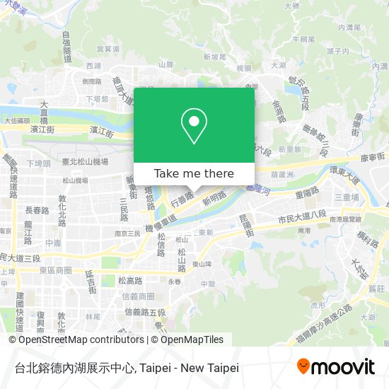 台北鎔德內湖展示中心 map