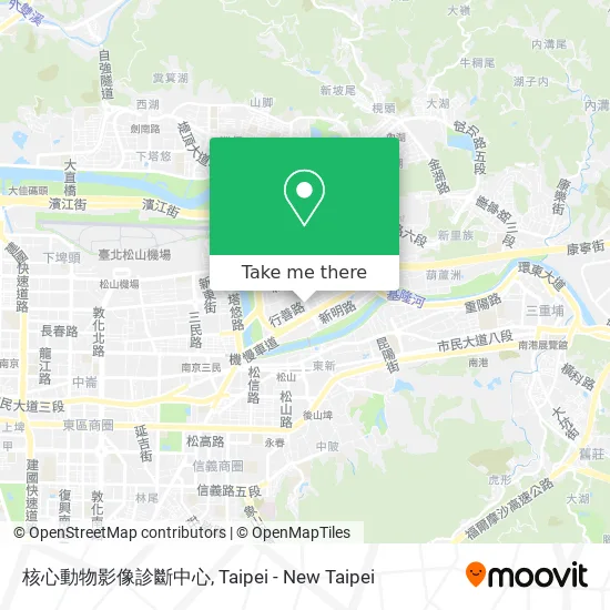核心動物影像診斷中心地圖