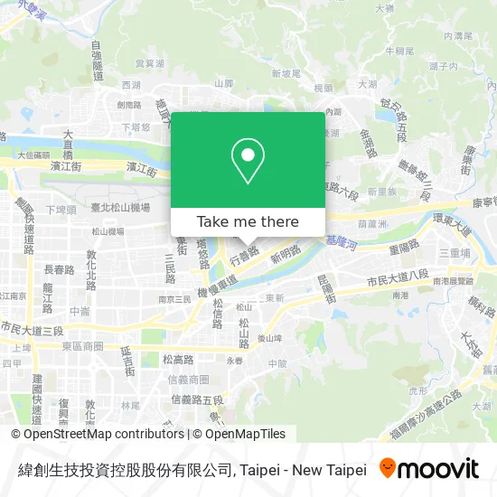 緯創生技投資控股股份有限公司 map