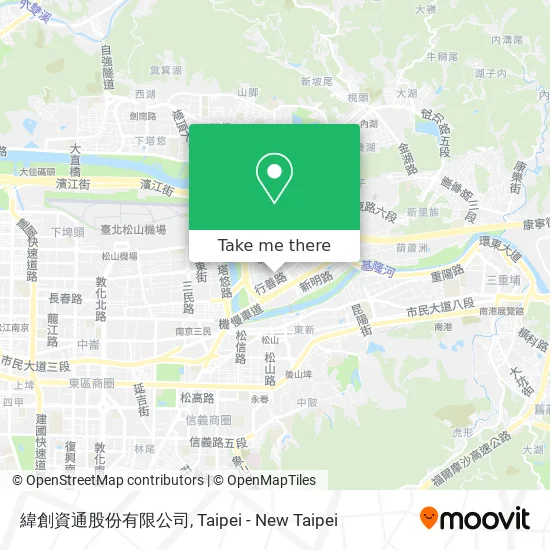 緯創資通股份有限公司地圖