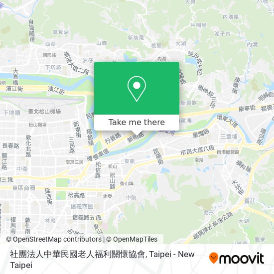 社團法人中華民國老人福利關懷協會 map