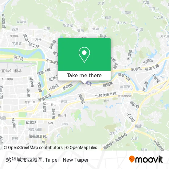 慾望城市西城區地圖