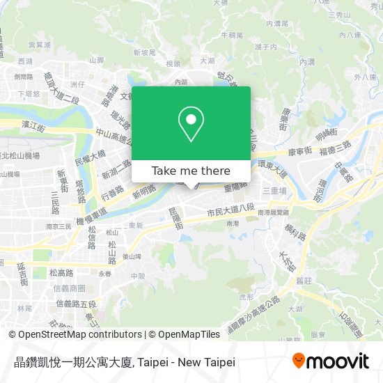 晶鑽凱悅一期公寓大廈地圖