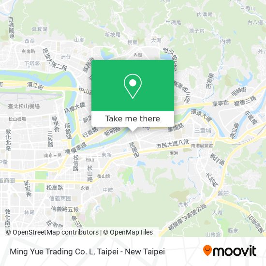 Ming Yue Trading Co. L map