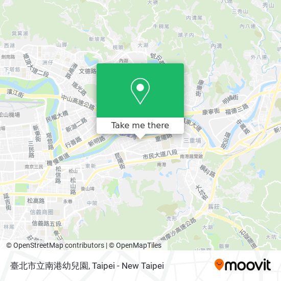 臺北市立南港幼兒園 map