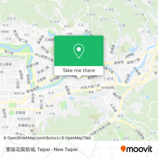 重陽花園新城 map
