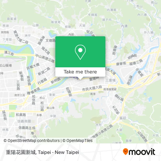 重陽花園新城地圖