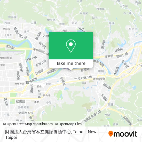 財團法人台灣省私立健順養護中心地圖