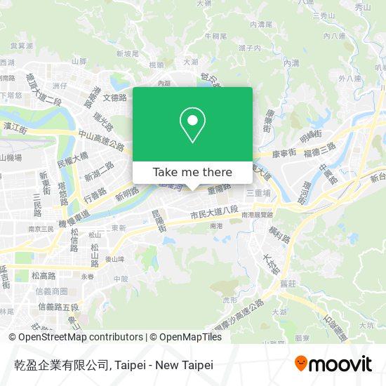 乾盈企業有限公司 map