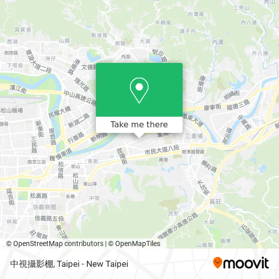 中視攝影棚地圖