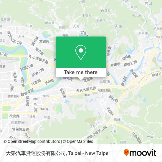 大榮汽車貨運股份有限公司 map