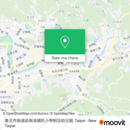 臺北市南港區南港國民小學附設幼兒園 map