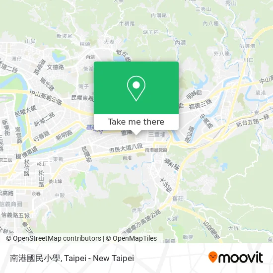 南港國民小學 map