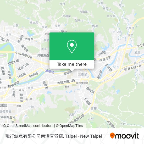 飛行鯨魚有限公司南港直營店 map