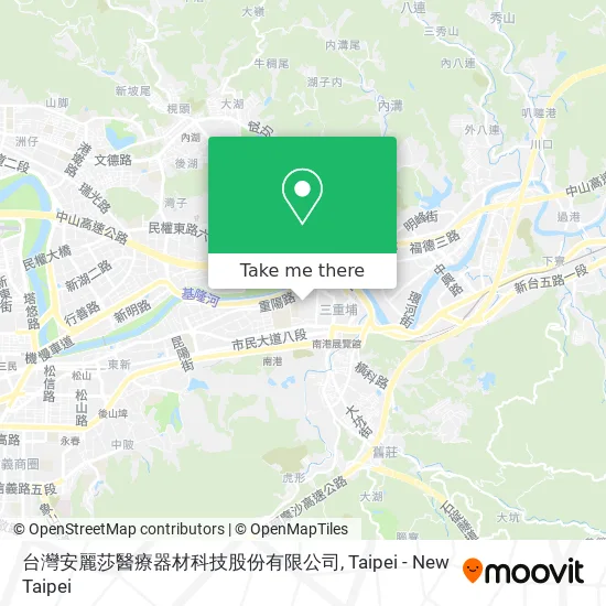 台灣安麗莎醫療器材科技股份有限公司地圖