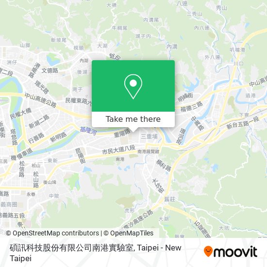 碩訊科技股份有限公司南港實驗室 map