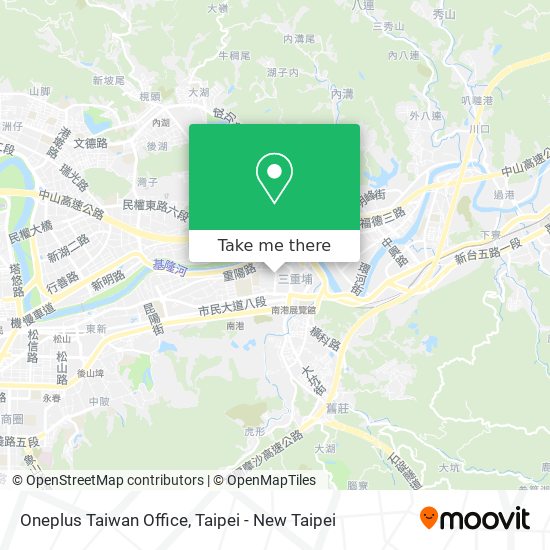 Oneplus Taiwan Office地圖