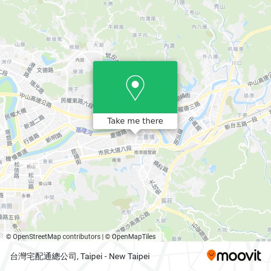 台灣宅配通總公司 map