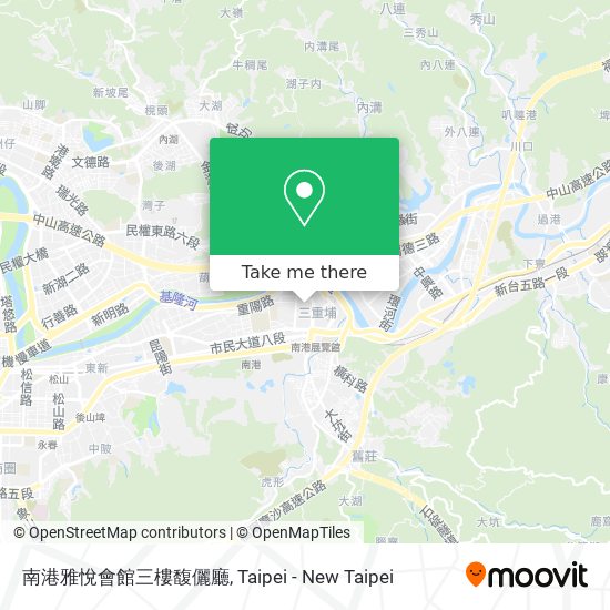 南港雅悅會館三樓馥儷廳 map