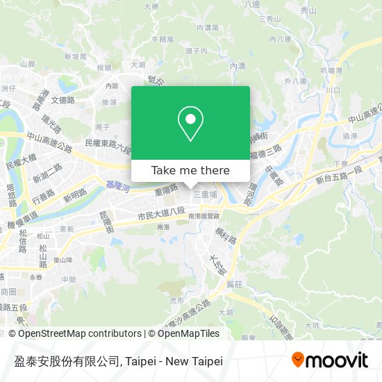 盈泰安股份有限公司 map