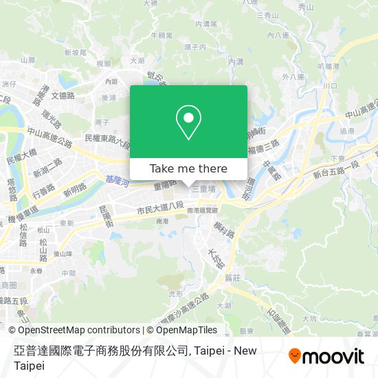 亞普達國際電子商務股份有限公司 map