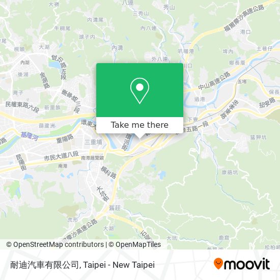 耐迪汽車有限公司 map