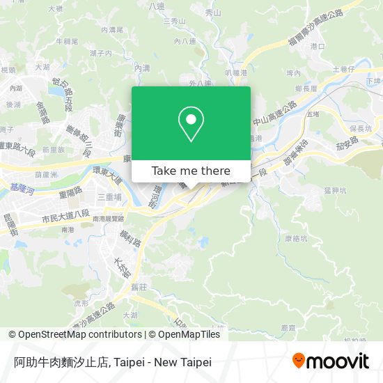 阿助牛肉麵汐止店 map