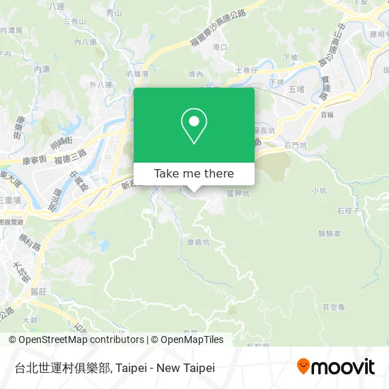 台北世運村俱樂部 map