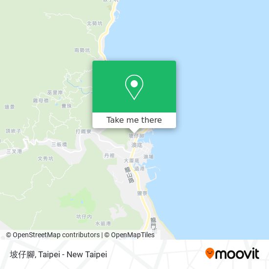 坡仔腳 map