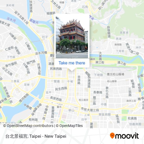 台北景福宫 map