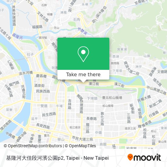 基隆河大佳段河濱公園p2 map