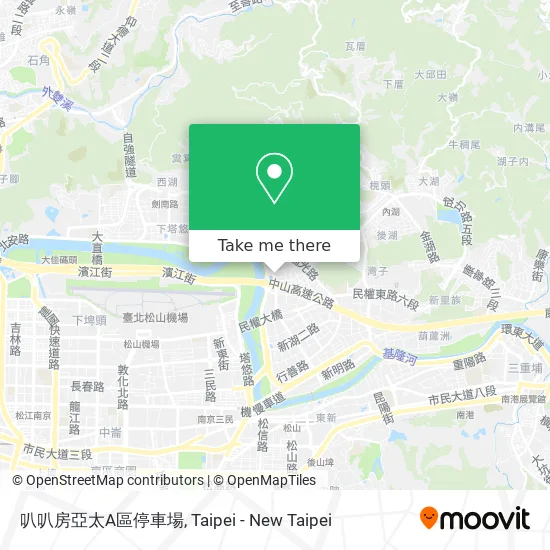 叭叭房亞太A區停車場 map