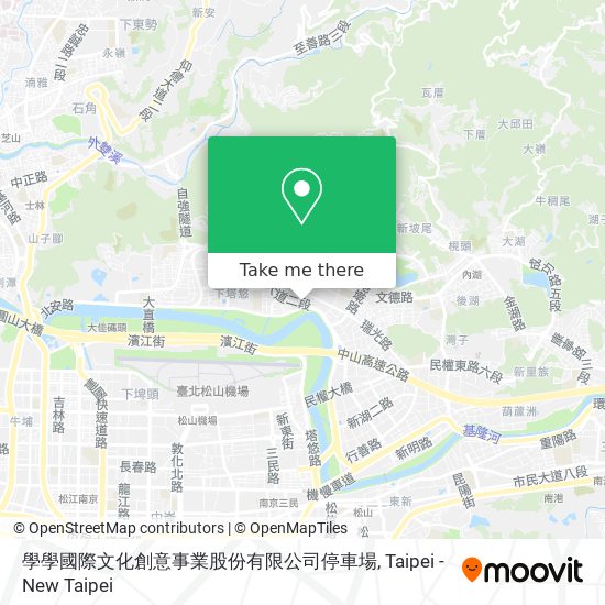 學學國際文化創意事業股份有限公司停車場 map