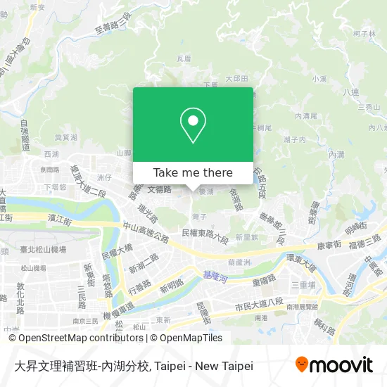 大昇文理補習班-內湖分校 map