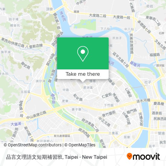 品言文理語文短期補習班地圖