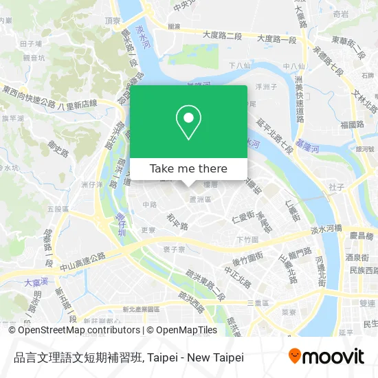 品言文理語文短期補習班地圖