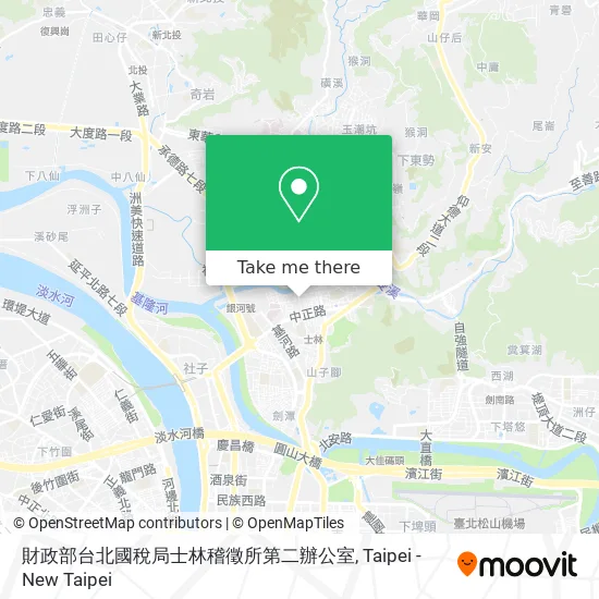 財政部台北國稅局士林稽徵所第二辦公室 map