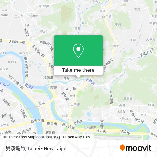 雙溪堤防 map