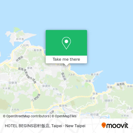 HOTEL BEGINS容軒飯店 map