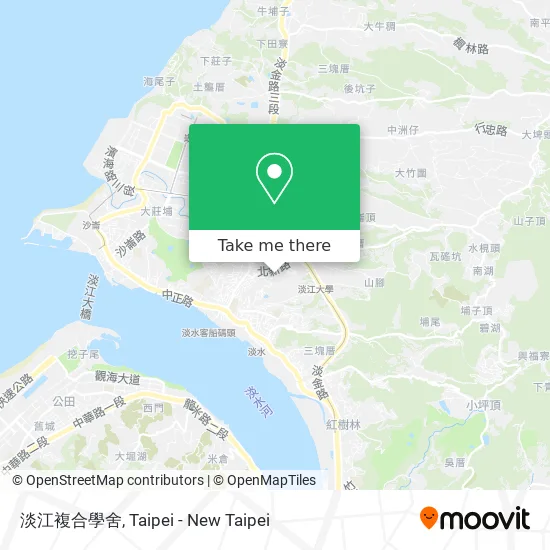 淡江複合學舍地圖