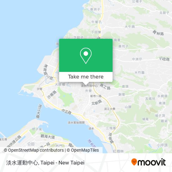 淡水運動中心 map