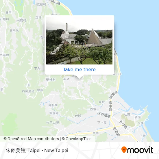朱銘美館地圖