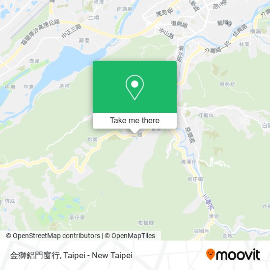 金獅鋁門窗行地圖