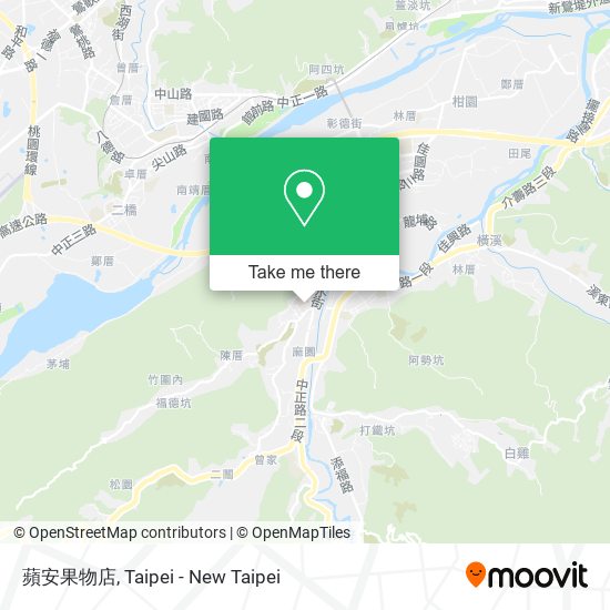 蘋安果物店 map