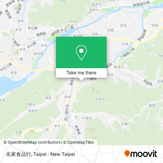 名家食品行 map