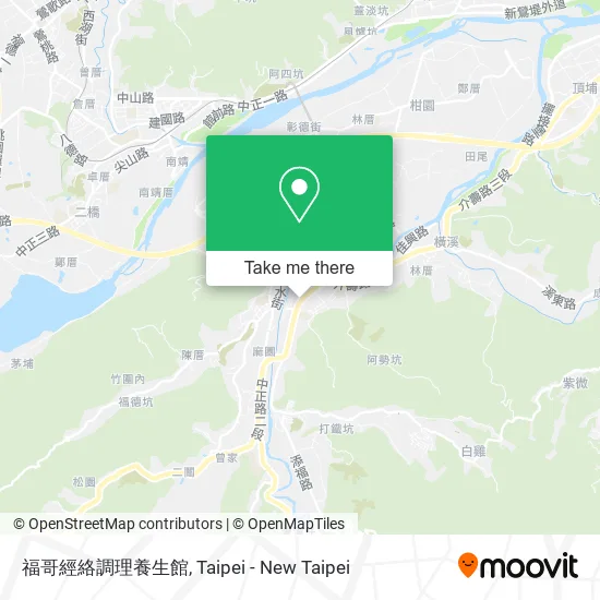 福哥經絡調理養生館地圖