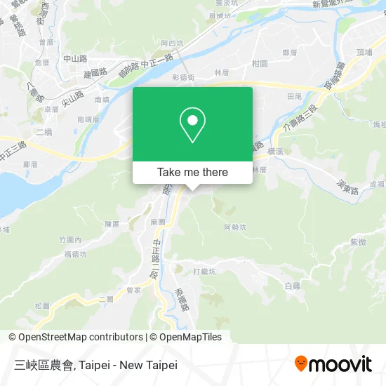 三峽區農會地圖